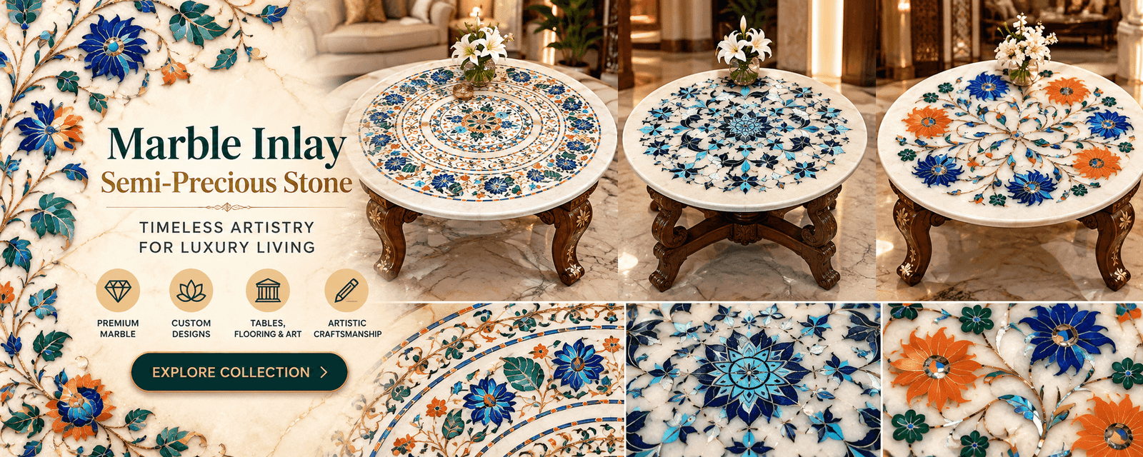 Semi-Precious Stone Inlay
